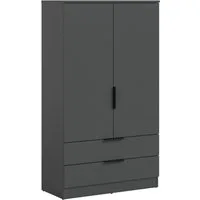 Home affaire Wäscheschrank SKARDE, Kleiderschrank, Schlafzimmerschrank, Schrank (1-St., Höhe: 140 cm, 2 Türen, 2 Schubladen, 1 Kleiderstange) OTTO BESTSELLER, Garderobe, Universalschrank, Flurschrank, Schrank