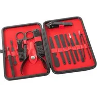 VERK GROUP Maniküre-Pediküre-Set Nagelschere Set Nagelknipser Maniküre Pediküre 16er Etui