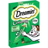 Dreamies DREAMIES™ CREAMY Multipack Katzenminze 4 x 10g, Snack für: Katze