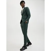 Jack & Jones Anzug JPRCOSTA SUIT (Set, 2-tlg) aus Polyester, sehr schmale Passform, mit Reverskragen, Langarm-Sakko