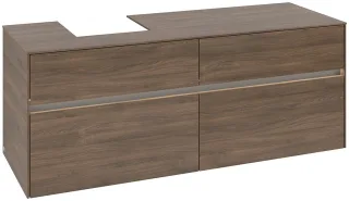 Villeroy & Boch Waschtischunterschrank Collaro C101B0 1400x548x500mm mit Beleuchtung Arizona Oak C101B0VH