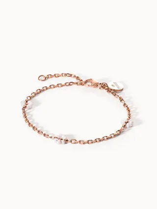 PURELEI Linen Blossom Armband, verstellbare Länge