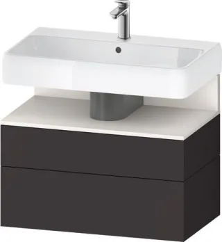 Duravit Qatego Waschtischunterbau wandhängend Graphit Supermatt 790x470x590 mm - QA4394084800010 QA4394084800010