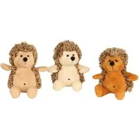 Geschenkestadl Kuscheltier Kuschelige Igel 16 cm im 3er Set – stachelfrei und super weich (Spar-Set, 3-St., Braun, Hellbraun und Beige), Set in 3 unterschiedlichen Farben