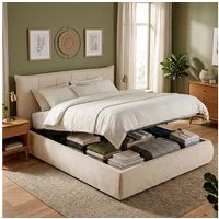CLP Bett Mirka (1er, 1er), 160x200 cm, mit Stauraum, bis 300 kg