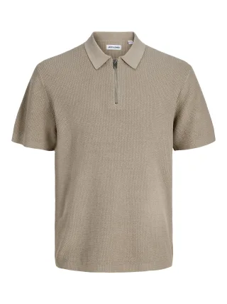 JACK&JONES - JJMAX KNIT ZIP POLO SS JNR - Gr. - 164