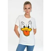 LOGOSHIRT T-Shirt Donald Duck – Face mit lizenziertem Originaldesign