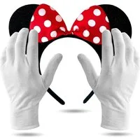 Costumed Kostüm Kostüm Set mit Handschuhen und Mausohren – 2er Set Fasching & Karneval