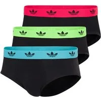 adidas Originals Slip Comfort Flex Cotton (3er Pack) breiter Logo-Bund, elastisch, sportlicher Touch, Baumwollmix