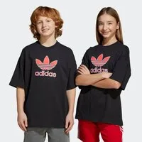 adidas Originals T-Shirt OVERSIZE TREFOIL lockerer und lässiger Schnitt, für Kinder, mit großem Trefoil-Logo