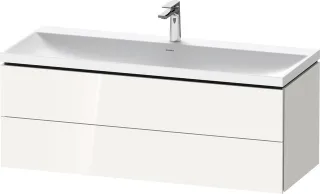 Duravit L-Cube c-shaped Set wandhängend Weiß Hochglanz 1200x480x480 mm - LC6953O22220000 LC6953O22220000