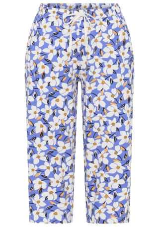 LASCANA - Vivance Dreams VD Nature Capri Pants flower aop - Gr. - 34