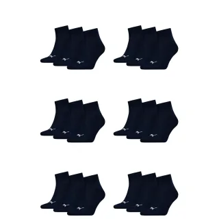 18 Paar Puma Unisex Quarter Socken Sneaker Gr. 35 - 49  für Damen Herren Füßling...