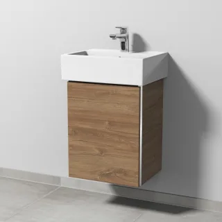 Sanipa 3way Waschtischunterbau zu Duravit Vero Air Waschtisch mit 1 Tür, Eiche-Kansas BR42959