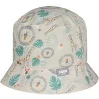Sterntaler® Sonnenhut UV-Schutz 50+ Bade Fischerhut Safari (1-St) Fischerhut aus Bademodenstoff mit Safari-Muster