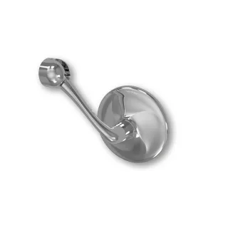 Highsider Lenkerendenspiegel CLASSIC rund, e-geprüft, CHROM, 7/8 &amp; 1 Zoll Lenker universal