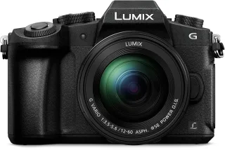Panasonic Lumix DMC-G81 [16MP 4K Foto + Video 3"] schwarz inkl. Lumix G Vario 12-60mm 1:35-56 ASPH Power OIS Objektiv
