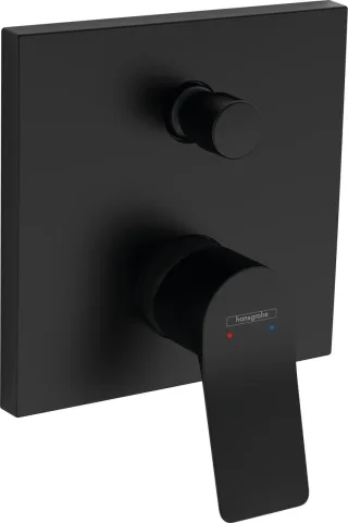 Hansgrohe Wannenmischer Unterputz Vivenis F-Set m.Sicherungskombi. mattschwarz, 75416670 75416670