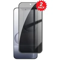 Wigento Displayschutzglas Privacy 2x für Honor 600 / 600 Pro Display 9H Hartglas Blickschutz für Honor 600 / 600 Pro, Spar Set Privacy Display Schutz Glas