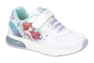 Geox J358VA SPACECLUB GIRL Halbschuhe wei? watersea Blinker LED