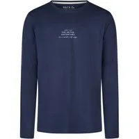 Phil & Co. Pyjamaoberteil Herren Pyjamashirt langer Arm (1-tlg) Baumwolle