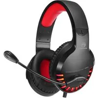 MARVO MARVO HG8932 Wired Gaming Headset, kabelgebunden, Over Ear Stereo-Headset (omnidirektional, Rote LED-Hintergrundbeleuchtung)