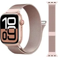 Widmann-Shop Smartwatch-Armband Apple Watch Armband Band Series Ultra 12 11 10 9 8 SE 7 6 5 38 - 49 mm, Schmutzabweisend, Atmungsaktiv