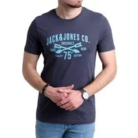 Jack & Jones Print-Shirt T-Shirt mit Aufdruck aus Baumwolle