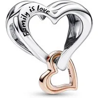 Pandora Bead 782642C00, Charm Zweifarbiges Unendlichkeitsherz