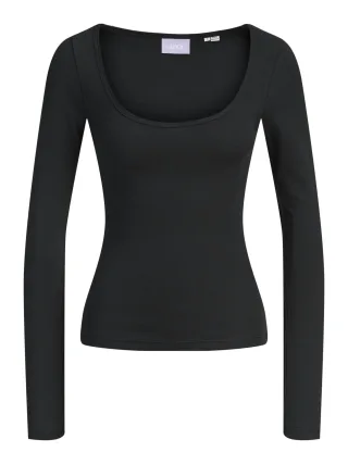 JJXX - JXSTAR LS U NECK TOP JRS NOOS Black - Gr. - XL