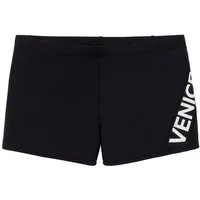 Venice Beach Boxer-Badehose mit Logo-Schriftzug