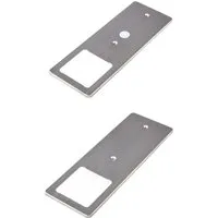 kalb LED Unterbauleuchte LED Unterbauleuchten Edelstahl gebürstet 5W - mit Touch-Dimmfunktion, 2er Set warmweiß, warmweiß