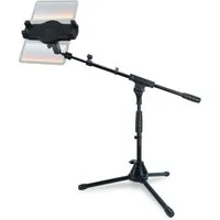 keepdrum Mikrofonständer keepdrum Mikrofonständer MS01T niedriges Stativ mit Tablet-Halterung, (ausziehbar, Tablet-Ständer), für Smartphone und Tablets