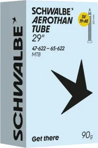 Schwalbe Aerothan/Aerothan+ Schlauch 29" NR. 19-AE schwarz ETRTO 47/65-622 SV 60 mm