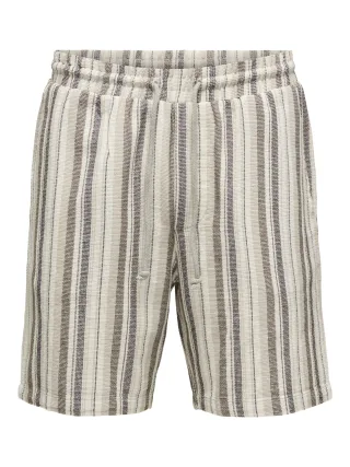 ONLY&SONS - ONSTREV LIFE REG STRU STRIPE SHORTS NOOS - Gr. - XS