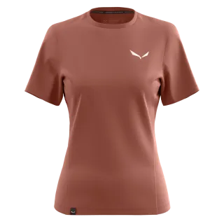 SALEWA - Puez Dry'Ton T-Shirt Damen - Rot (Gr.44)