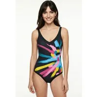 Naturana Badeanzug Cool Cruising figurbetonte Passform, mit flachem Bauch-Effekt, schnelltrocknend