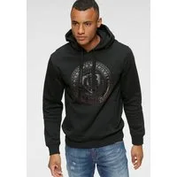 Bruno Banani Kapuzensweatshirt Langarm, schmale Passform, bedruckte Optik
