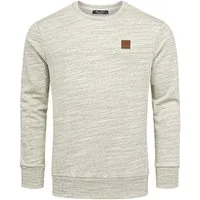 Amaci&Sons Sweatshirt DURHAM Sweatshirt mit Rundhalsausschnitt Herren Basic College Sweatjacke Pullover Hoodie