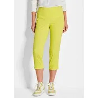 GOLDNER Schlupfhose Schlupfhose LOUISA mit Steppnähten Komfortable Stretchhose in verkürzter Länge, Slim Fit
