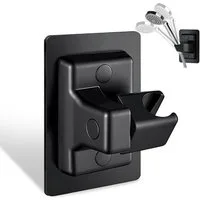 TUWENA Handbrause Duschhalterung Ohne Bohren, Universal Duschkopfhalter 360° drehbar, Verstellbarer Handbrause Halterung, Stark Haftender Duschhalterung