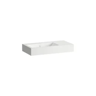 Laufen CLASSICS Waschtisch H510CL60001041 800x405x135 mm, Ablage rechts, mit Armaturenbank, mit Hahnloch, mittig, mit Überlauf, weiß