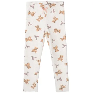BASEFIELD - Md.-Sweatleggings soft beige mel.aop - Gr. - 134