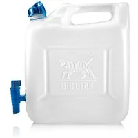 BigDean Kanister Wasserkanister 12l Trinkwasserbehälter Trinkwasserkanister mit Hahn (Set, 1 St., Kanister), Lebensmittelecht, Temperaturbeständig -20 bis +70 °c