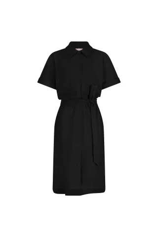 Studio Anneloes - Louni blouse dress black - Gr. - XS