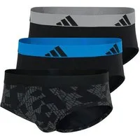 adidas Sportswear Slip Active Flex Cotton (3er Pack) elastisch, Logo-Bund, scheuerfreies Tragegefühl, ohne Eingriff