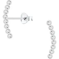 ALEXANDER YORK Paar Ohrstecker ZIRKONIAREIHE 8 rhodiniert, 2-tlg., 925 Sterling Silber