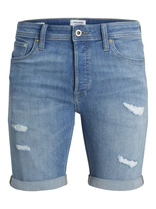 JACK&JONES - JJIRICK JJORIGINAL SHORTS AM 119 blue denim - Gr. - XS