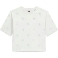Guess Kurzarmshirt SILVY 4G SS CN T-SHIRT - Basicshirt - T-Shirt Damen - Kurzarmshirt