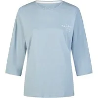 By Louise Pyjamaoberteil Lace Luxury (Packung, 1-tlg., 1-teilig) Damen Pyjamaoberteil 3/4 Arm Baumwolle T-Shirt